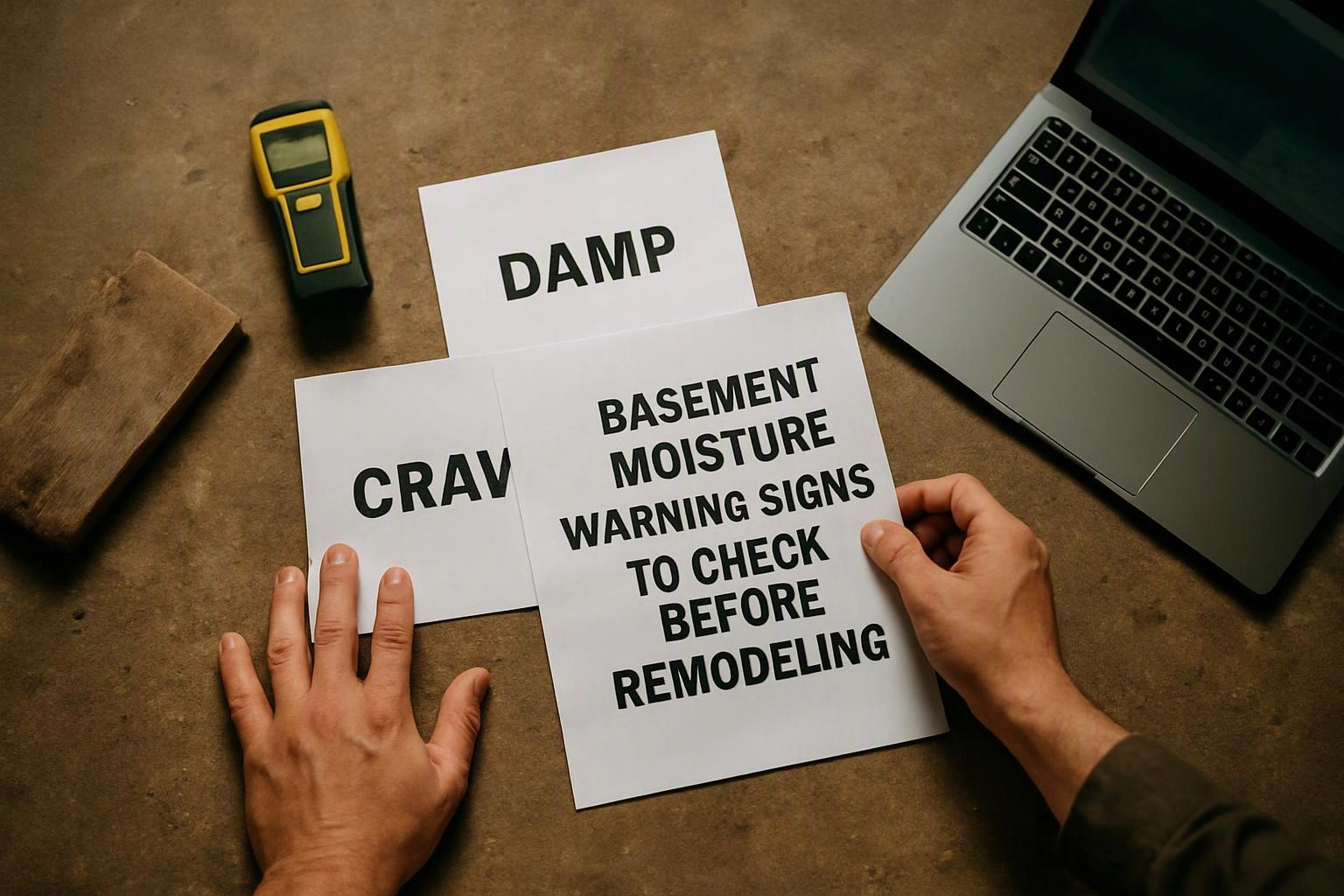 Basement Moisture Warning Signs to Check Before Remodeling