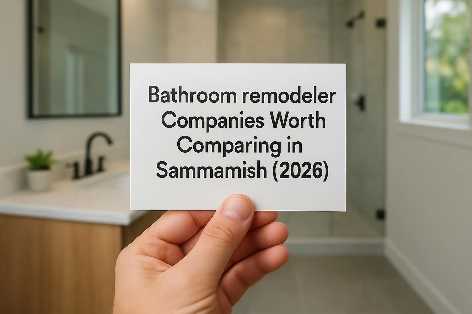 Bathroom remodeler Companies Worth Comparing in Sammamish (2026)