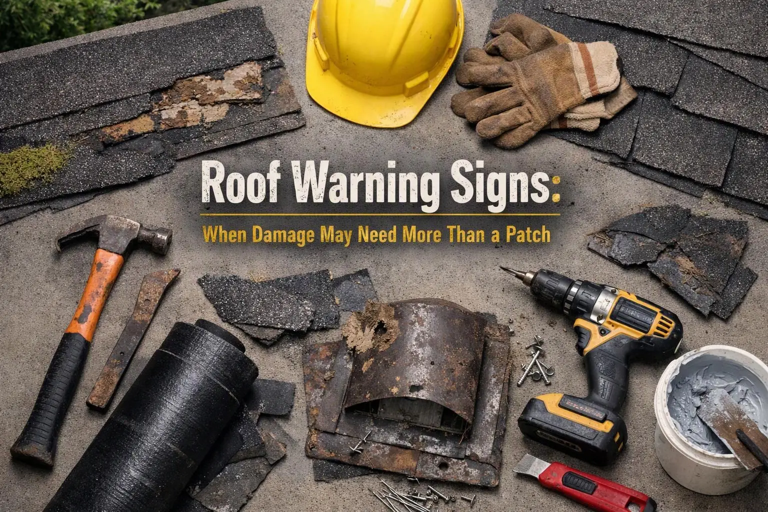 Roof Warning Signs: When Damage May Need More Than a Patch